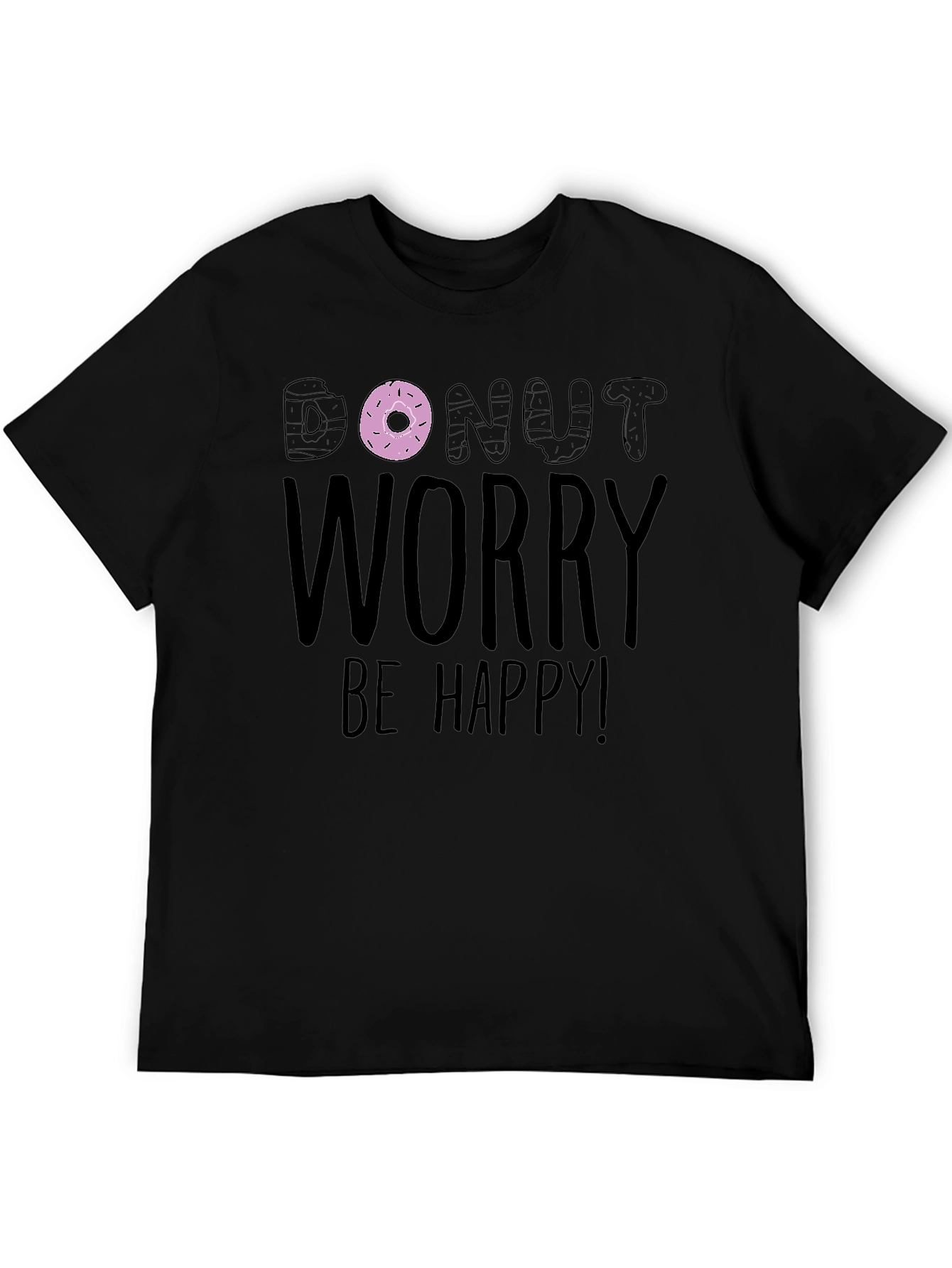 Donut Worry Be Happy Graphic Tee