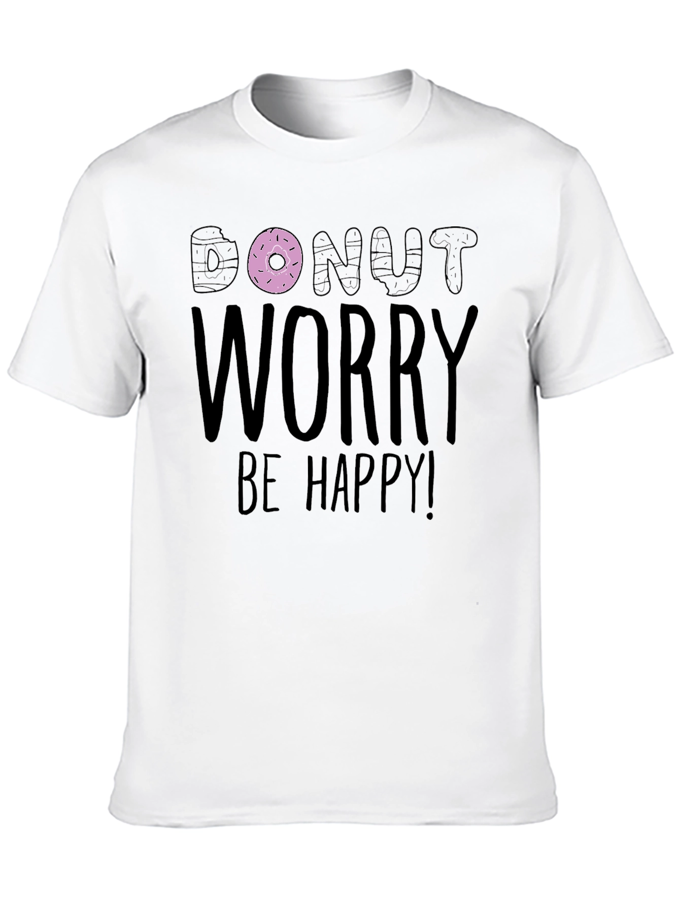 Donut Worry Be Happy Graphic Tee