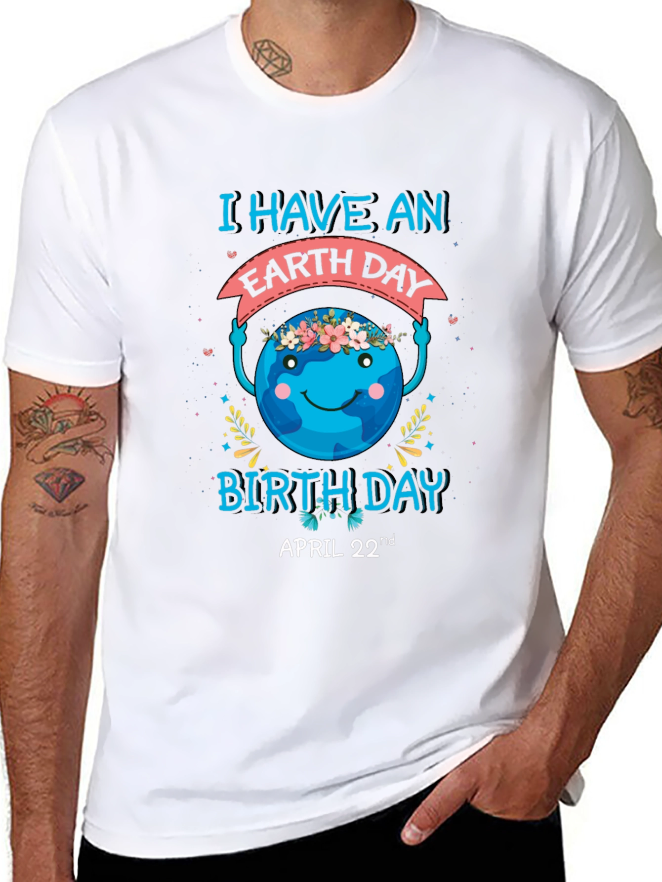 Earth Day Birthday T-Shirt - April 22nd