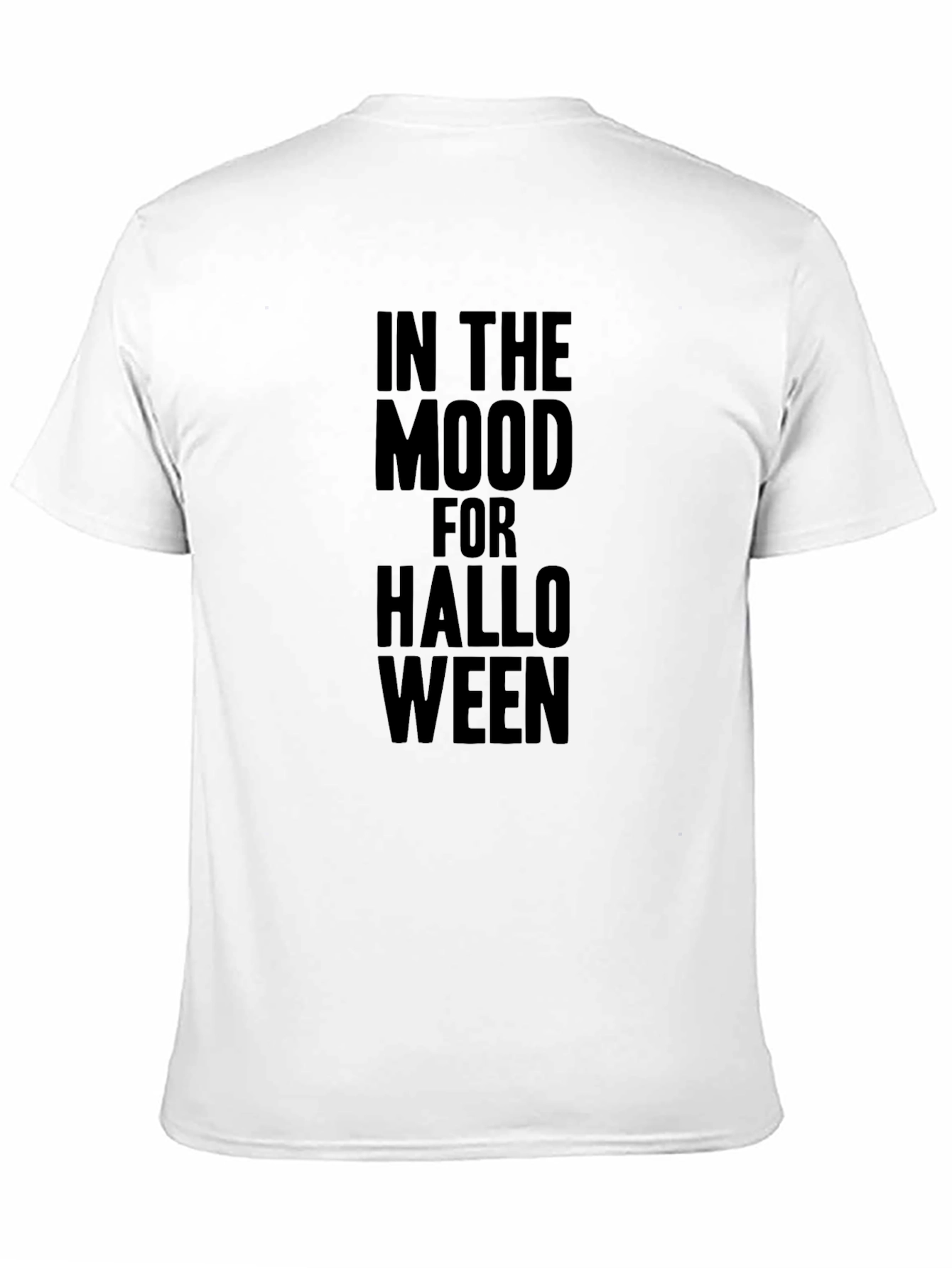 Halloween Mood Black Graphic Tee Shirt