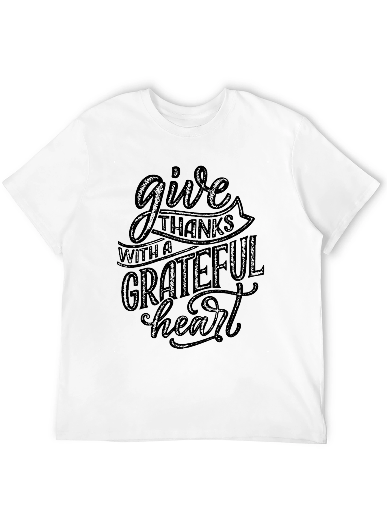 Give Thanks Grateful Heart Graphic T-Shirt