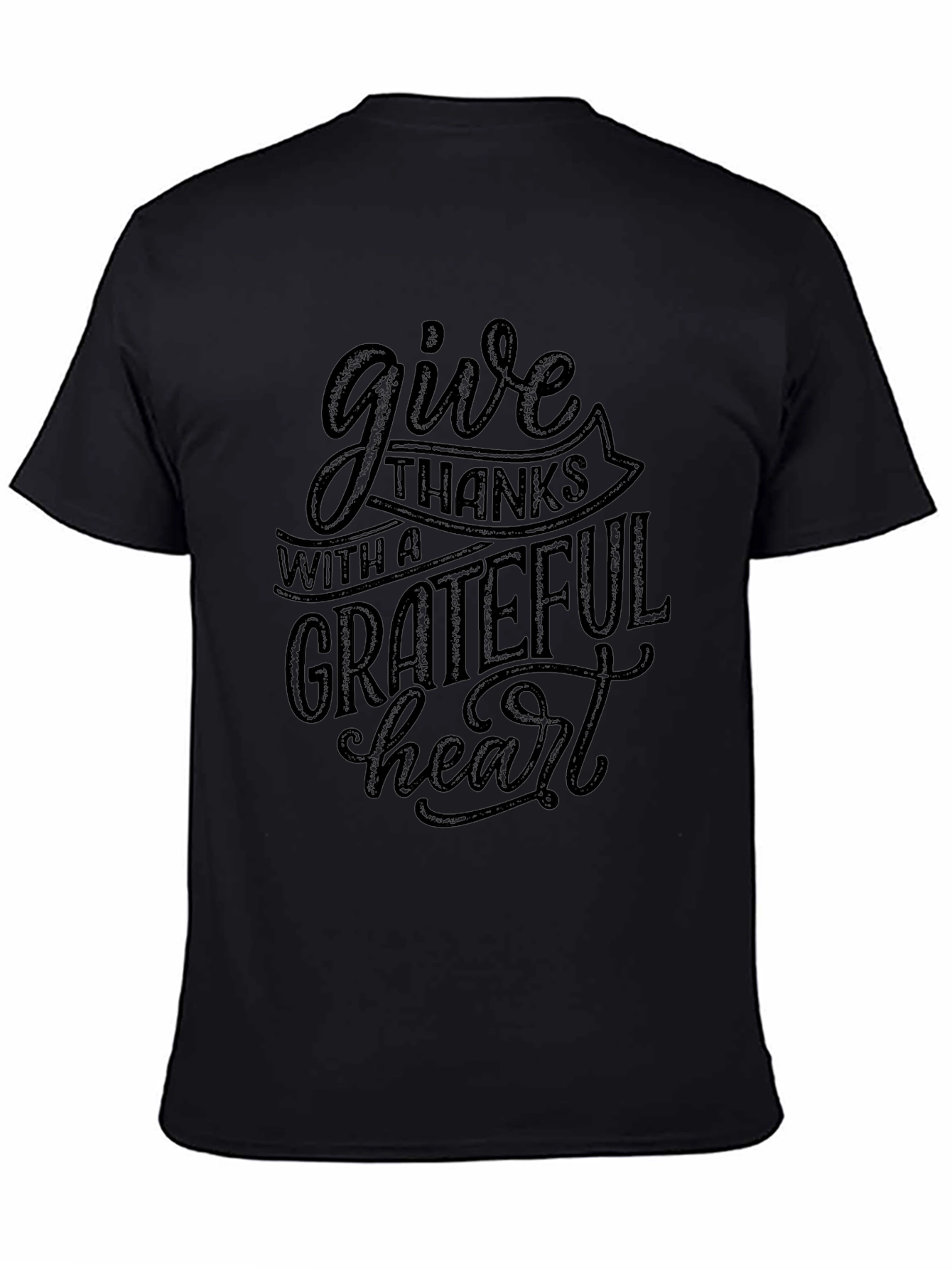 Give Thanks Grateful Heart Graphic T-Shirt