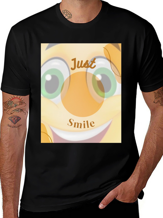 Just Smile T-Shirt - Unisex Cotton Blend