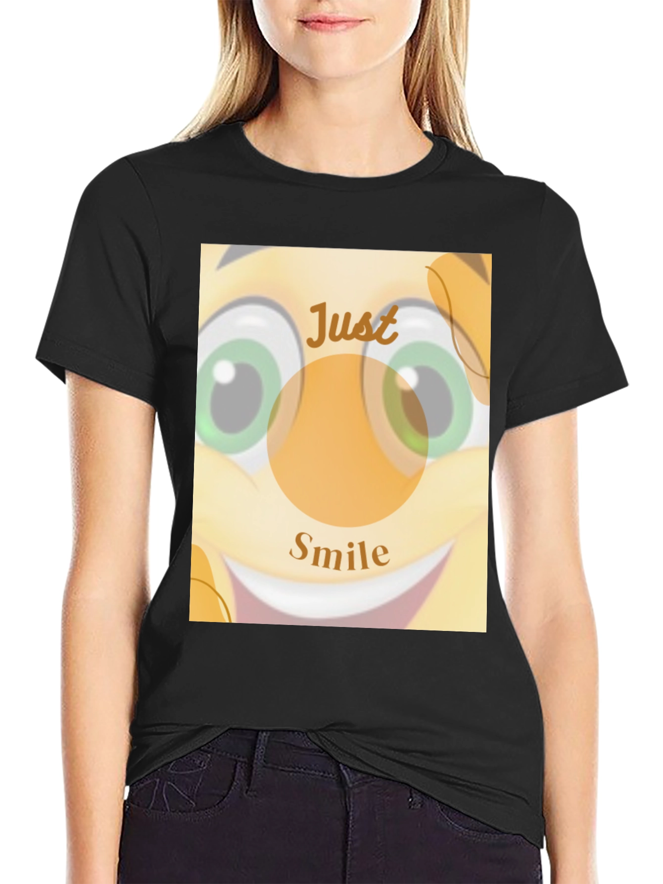 Just Smile T-Shirt - Unisex Cotton Blend