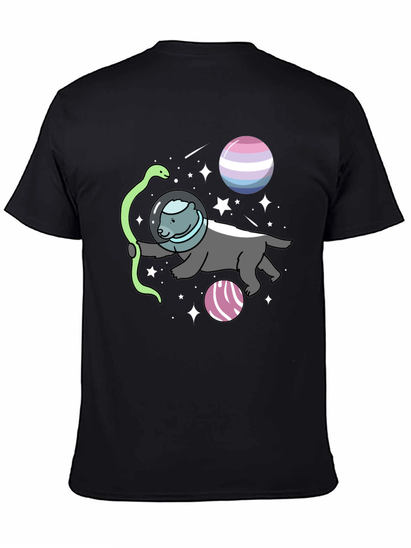 Honey Badger Astronaut T-Shirt