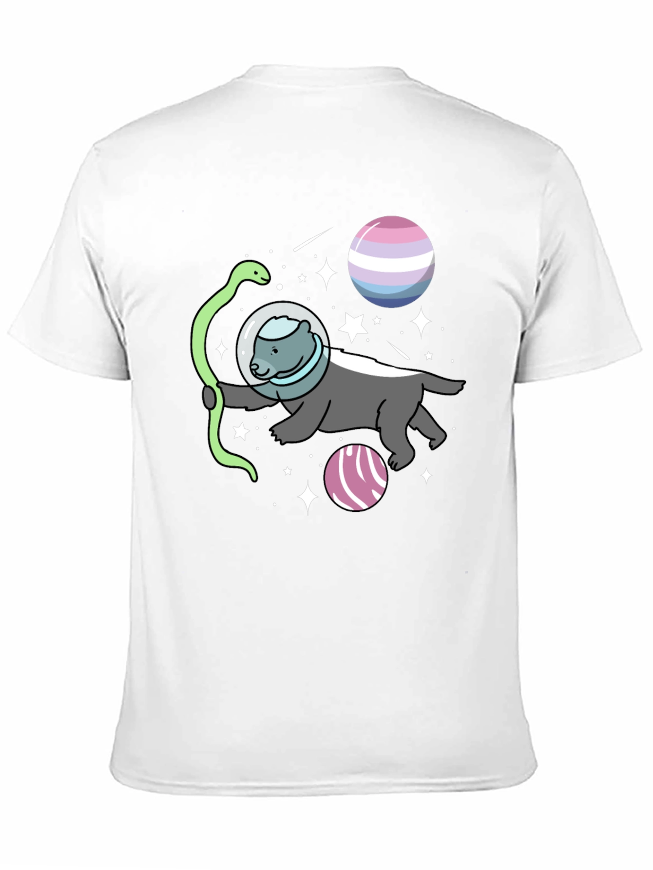 Honey Badger Astronaut T-Shirt