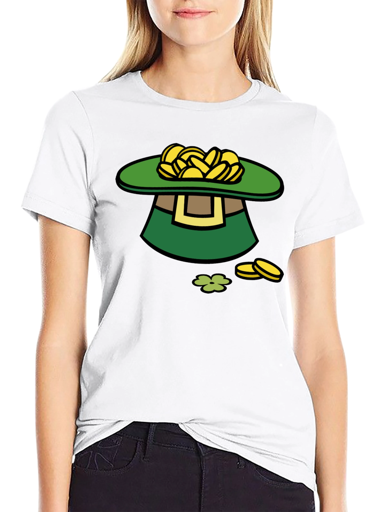 St. Patricks Day Leprechaun Hat Graphic Tee