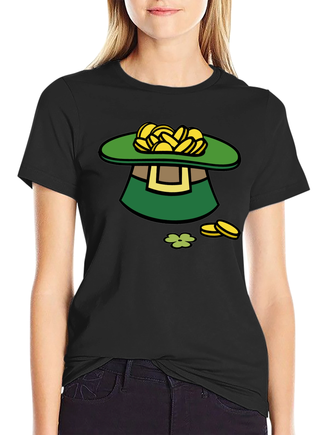 St. Patricks Day Leprechaun Hat Graphic Tee