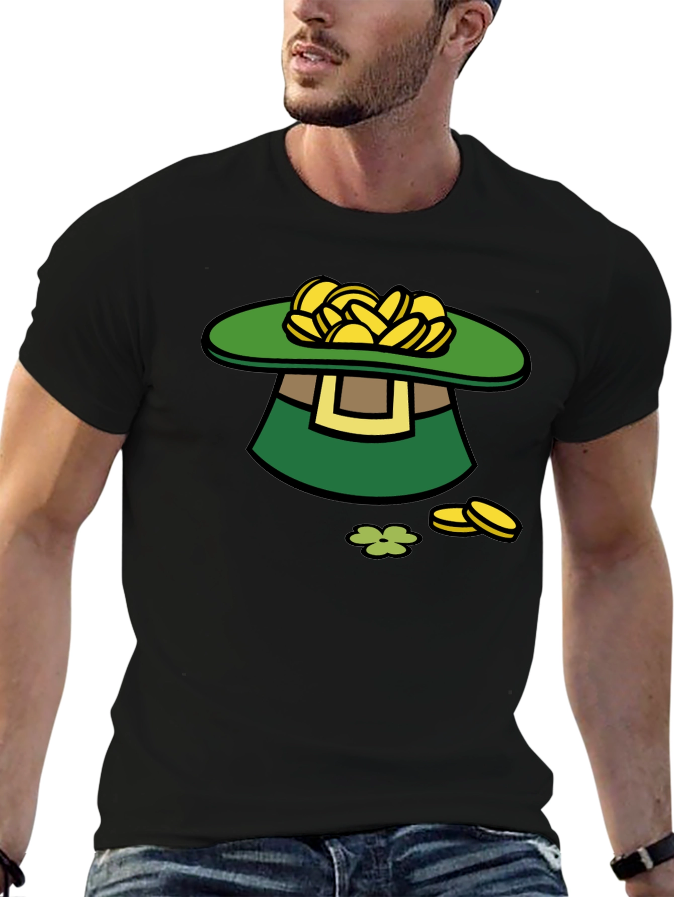 St. Patricks Day Leprechaun Hat Graphic Tee