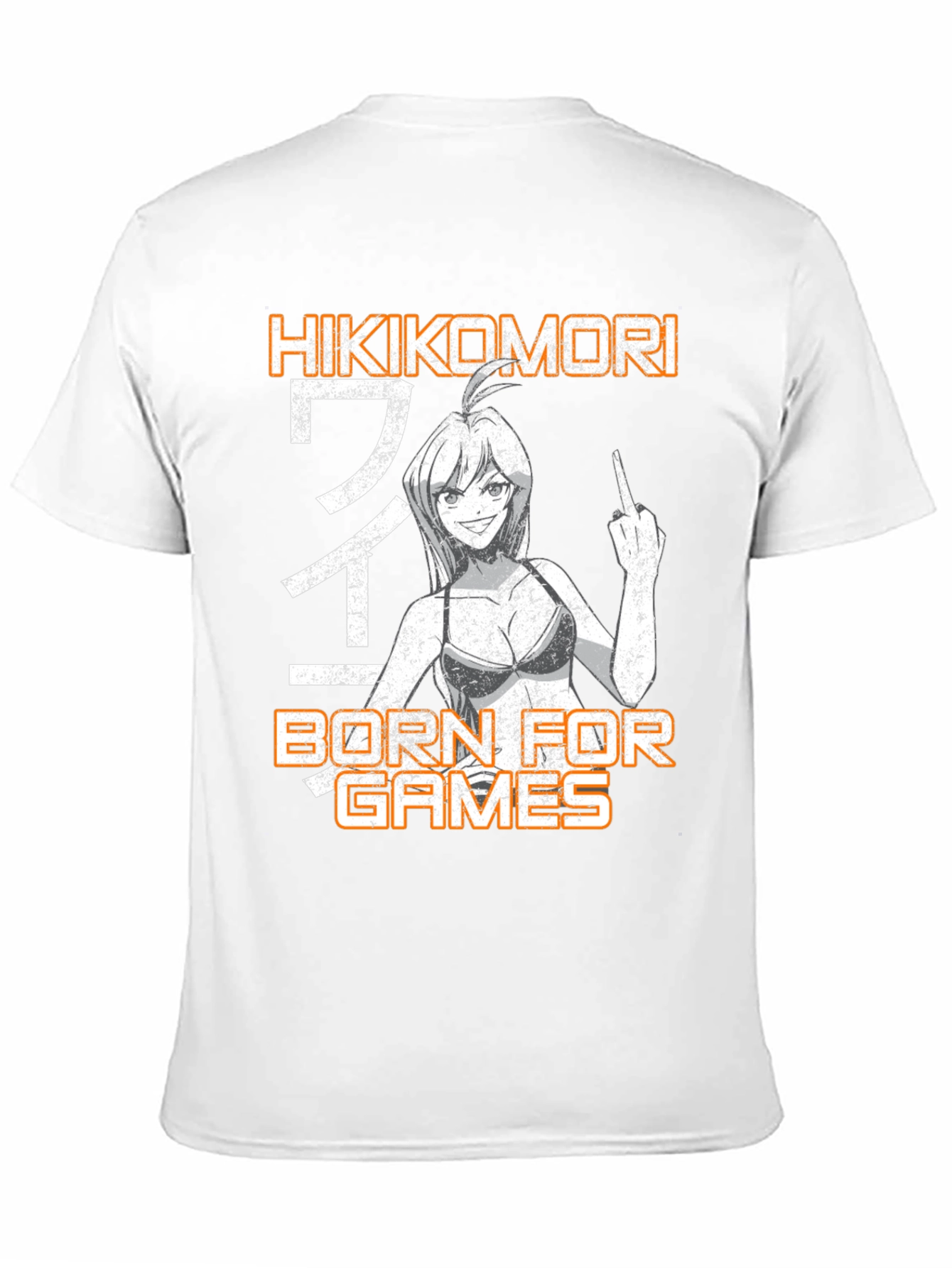 Hikikomori Born for Games Graphic T-Shirt