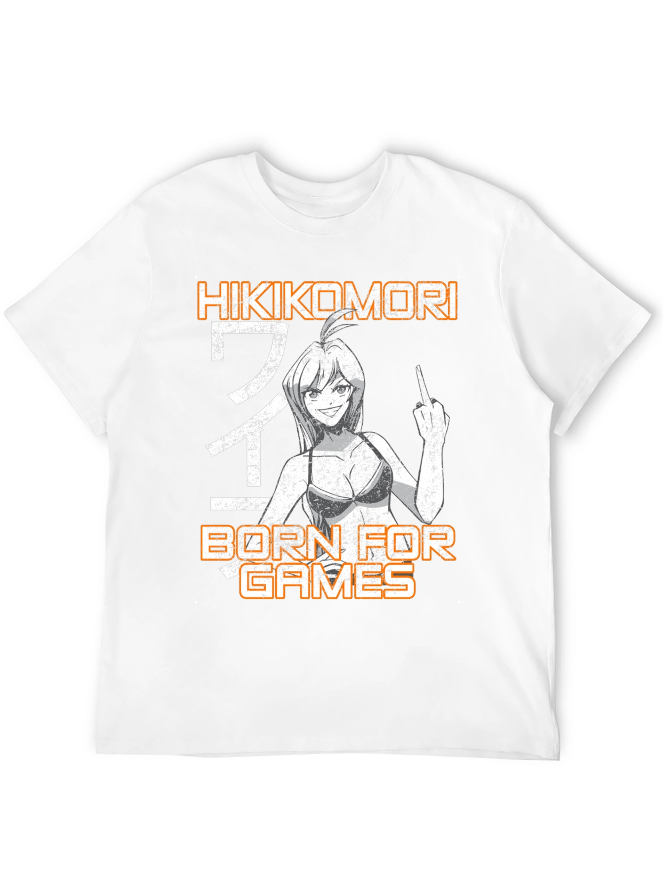 Hikikomori Born for Games Graphic T-Shirt