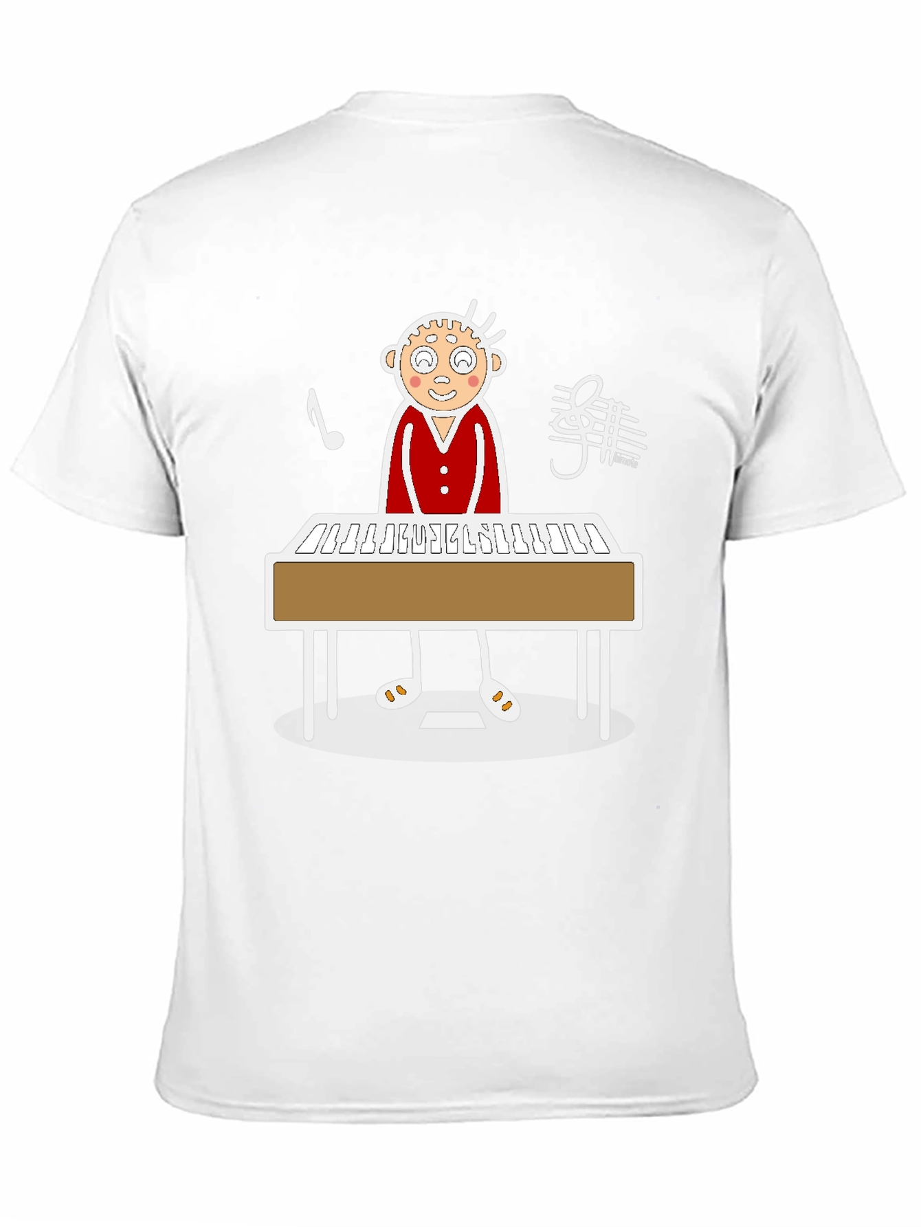 Musical Keyboard Player Graphic Tee
