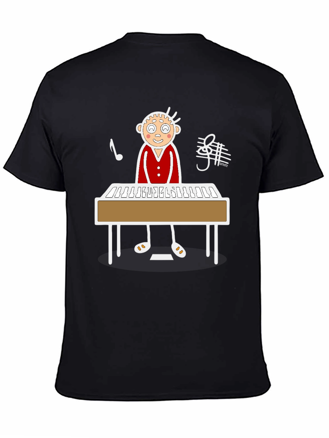 Musical Keyboard Player Graphic Tee