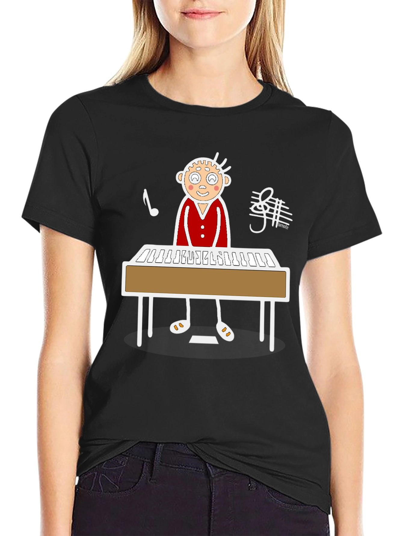 Musical Keyboard Player Graphic Tee