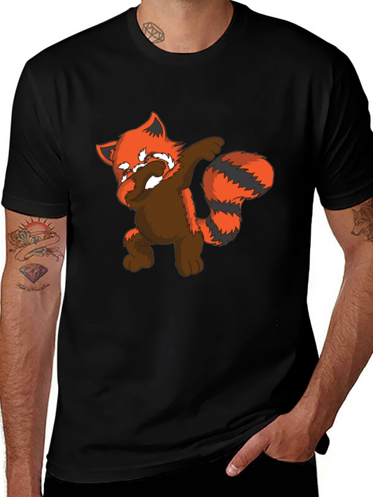 Dabbing Red Panda Graphic T-Shirt - Unisex