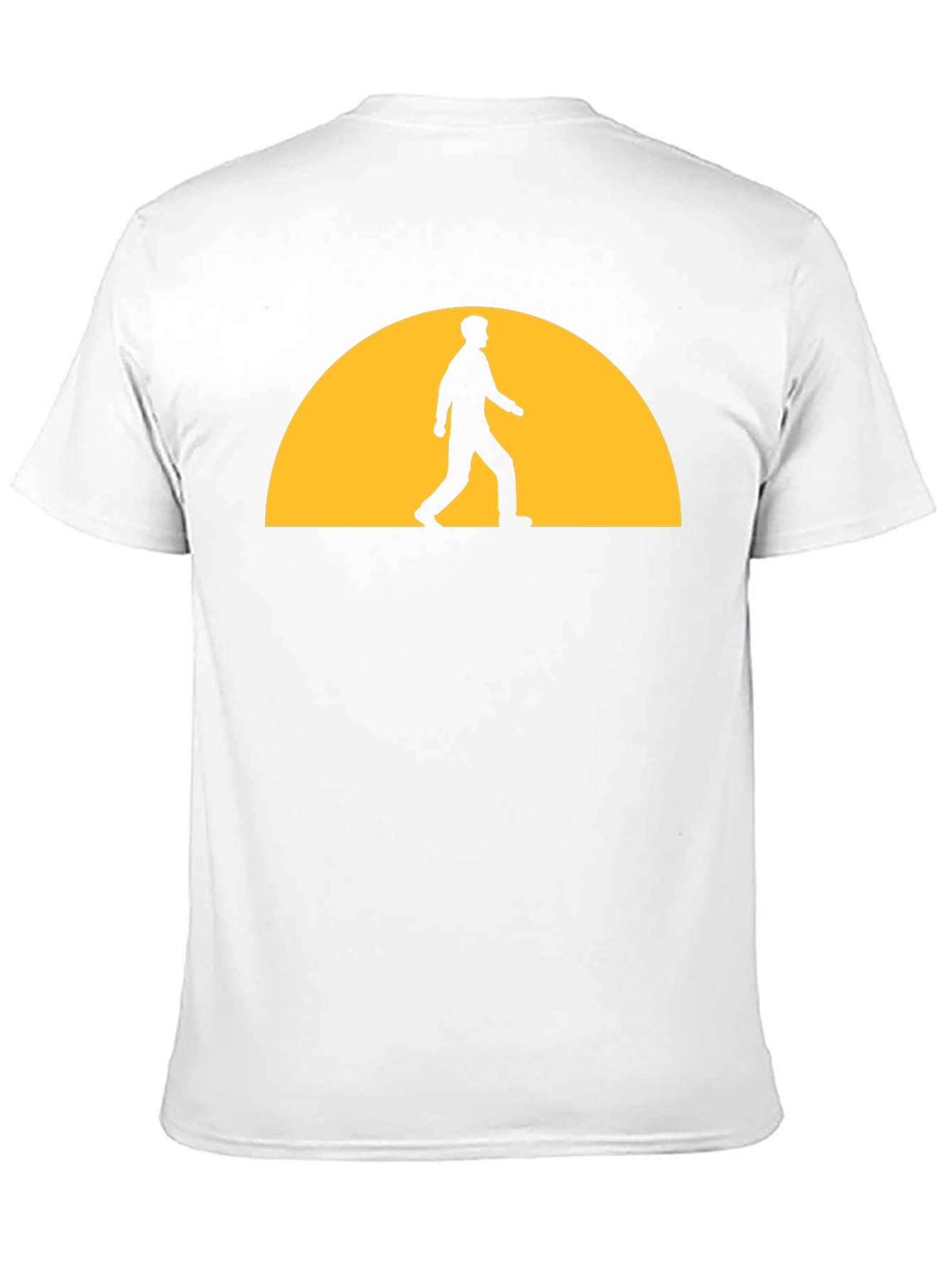 Sunset Walker Graphic Tee - Black Casual T-Shirt