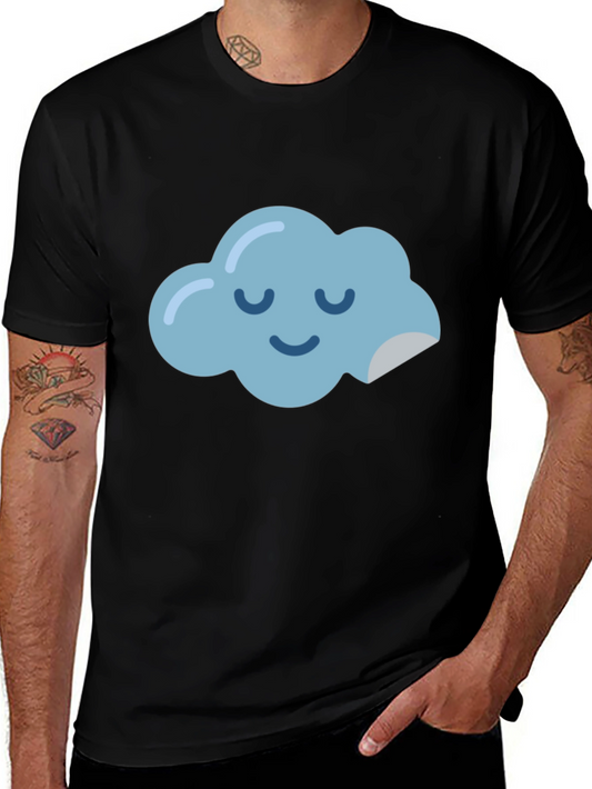Dreamy Cloud Graphic Tee - Relaxed Comfort