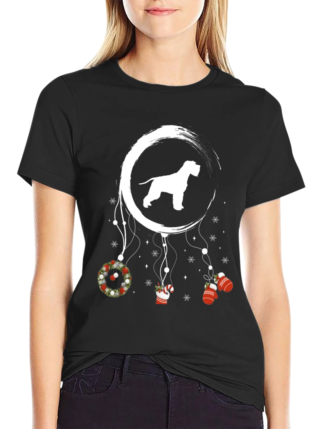 Dog Dream Catcher Christmas T-Shirt