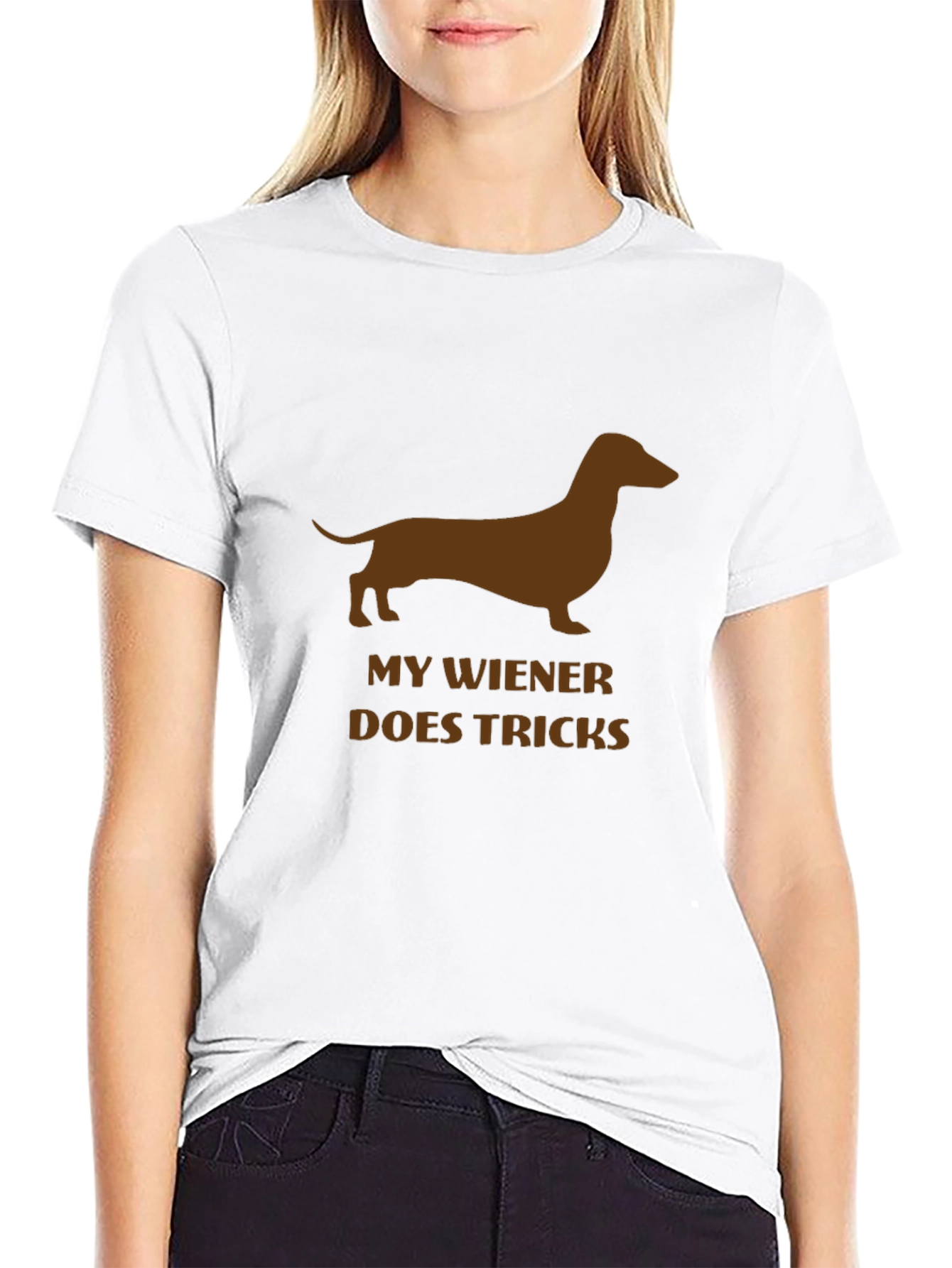 Funny Dachshund Tricks Graphic T-Shirt