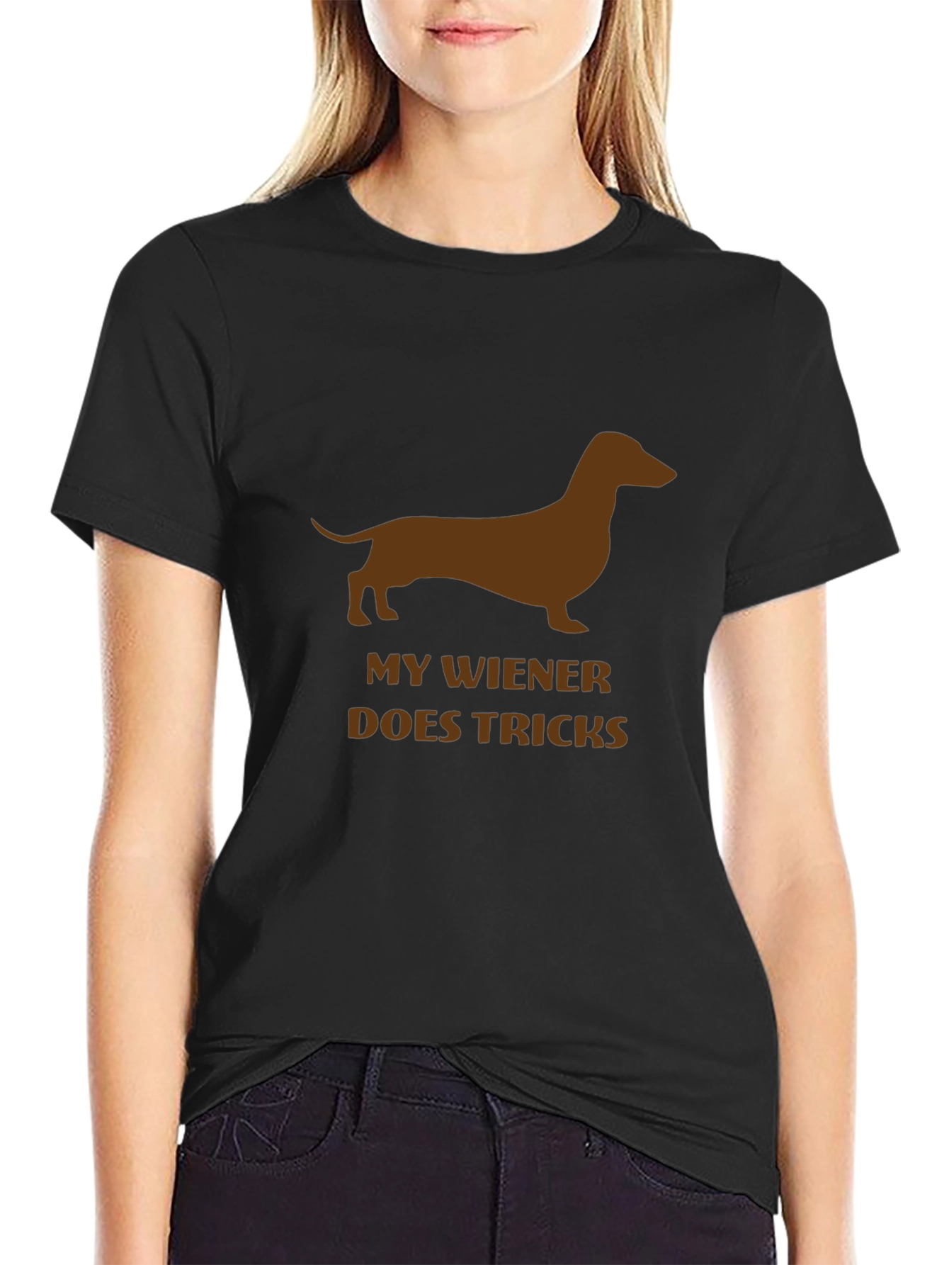 Funny Dachshund Tricks Graphic T-Shirt