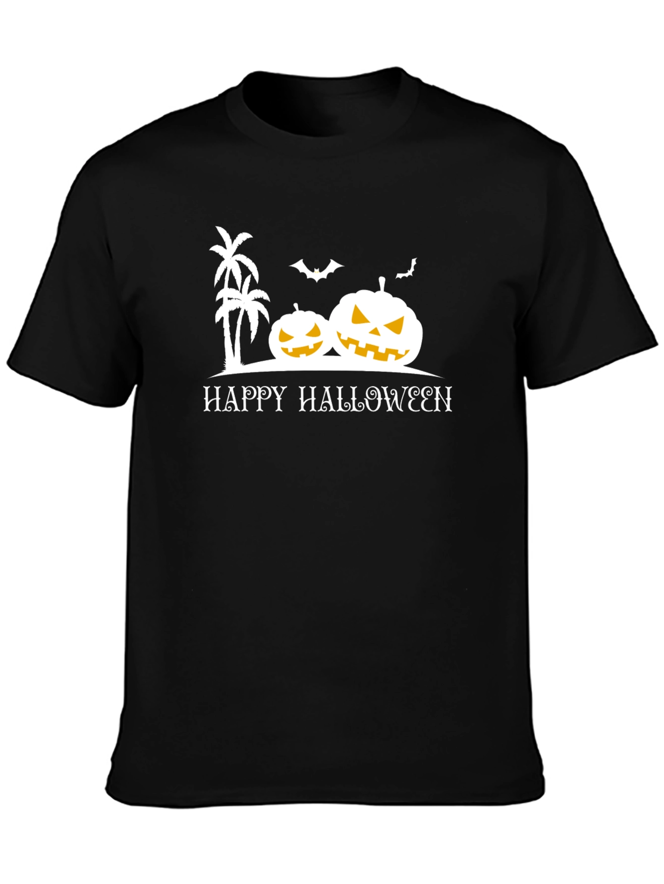 Halloween Palm Tree Pumpkin T-Shirt