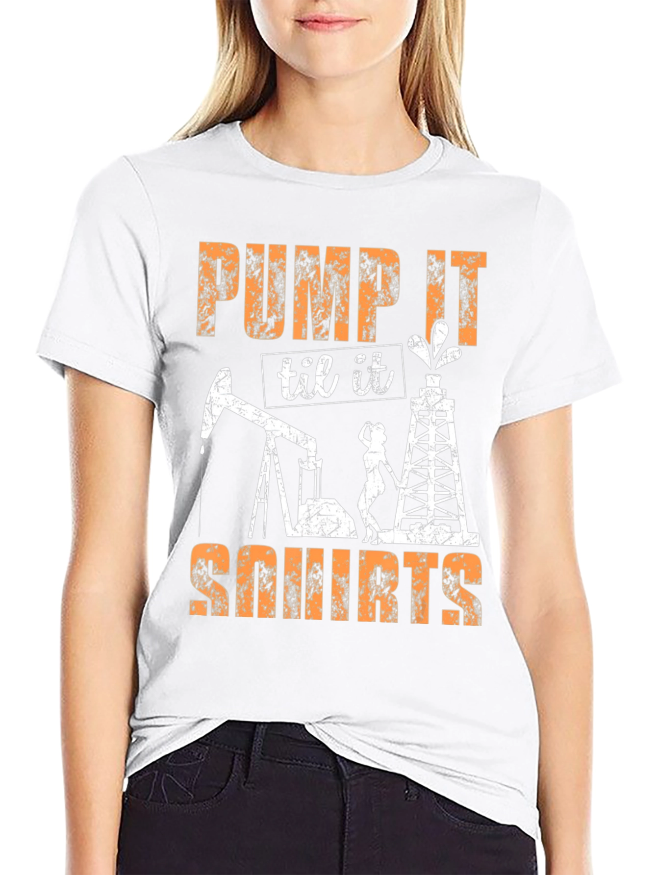 Pump It Til It Squirt Adult Humor T-Shirt