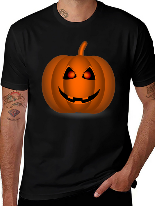 Halloween Pumpkin Graphic Tee - Spooky Season Apparel