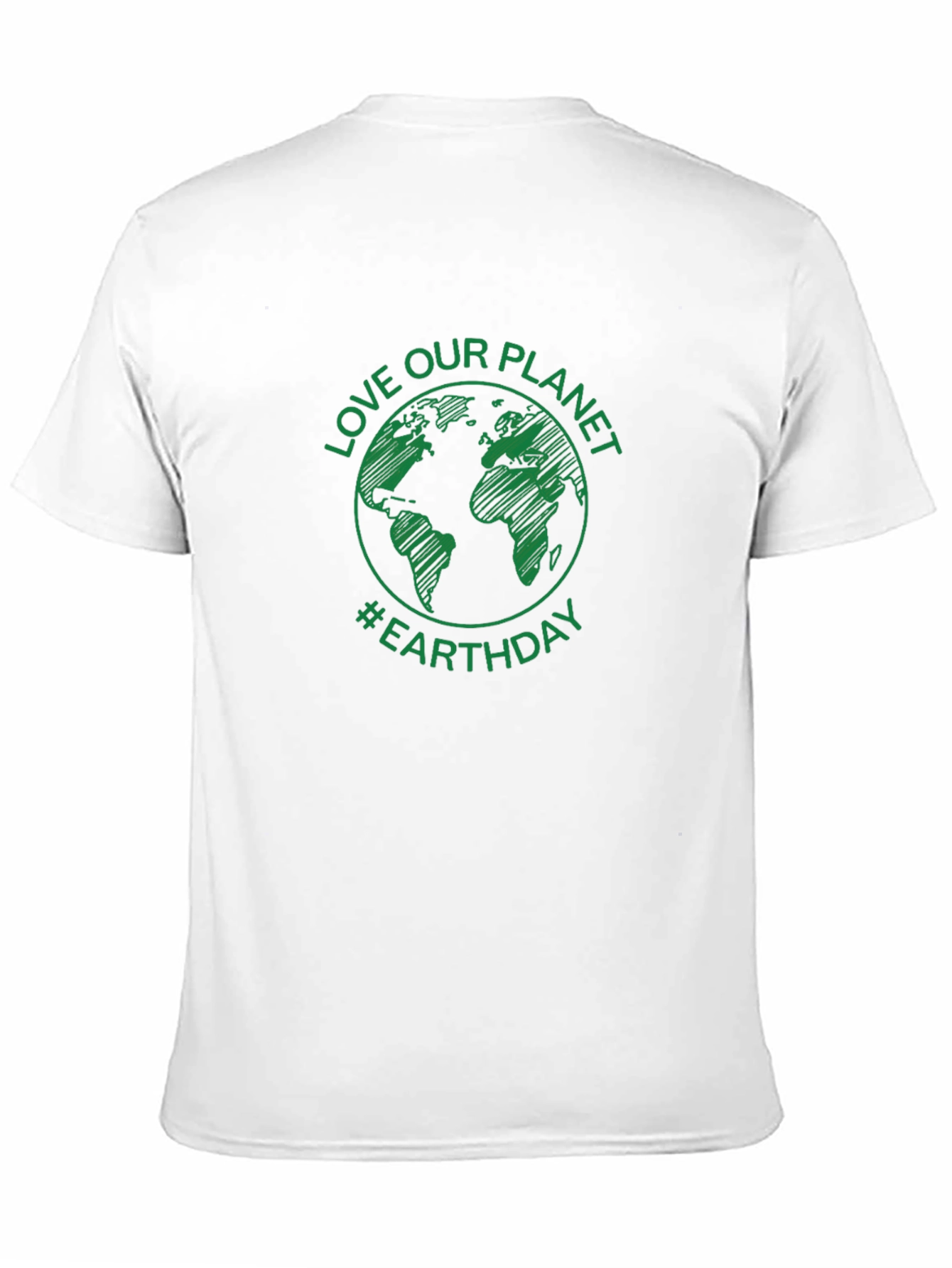 Love Our Planet Earth Day T-Shirt - Green Graphic