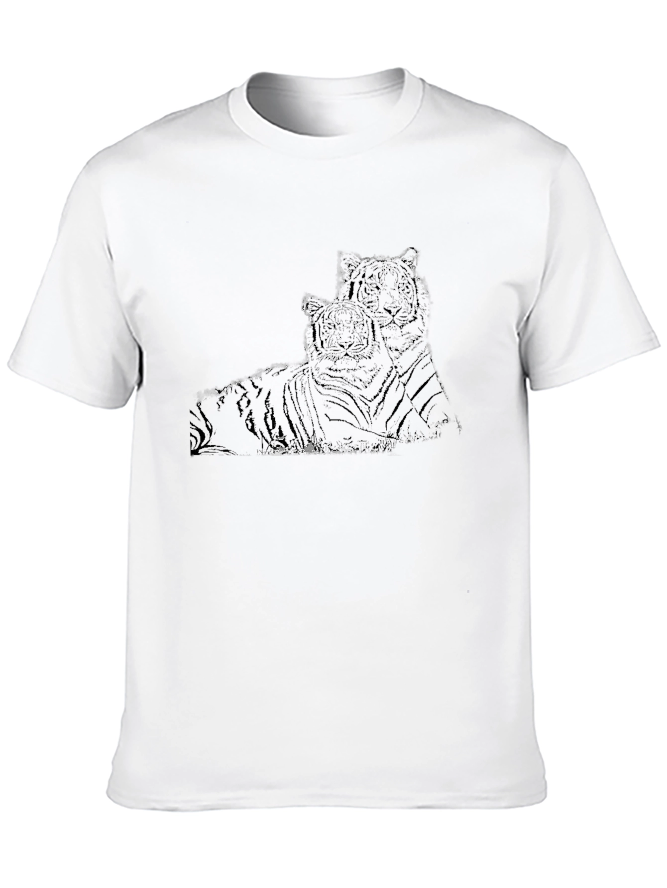 Tigers Graphic Black T-Shirt