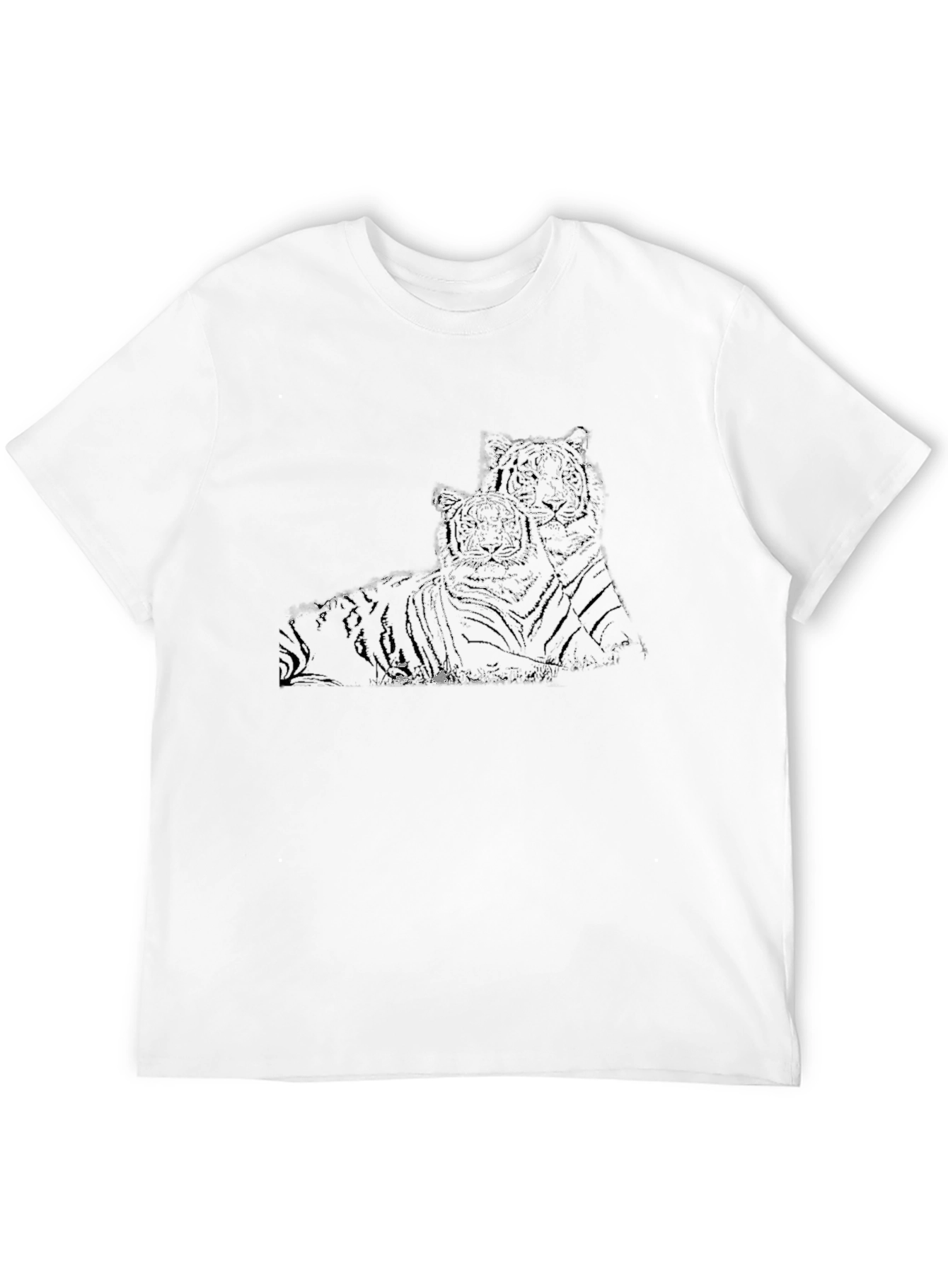 Tigers Graphic Black T-Shirt