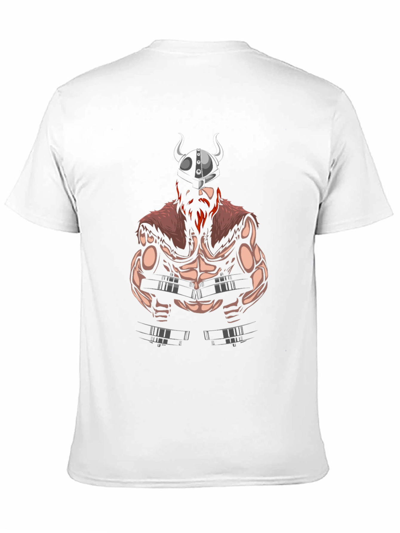 Viking Gym T-Shirt - Black Cotton Graphic Tee