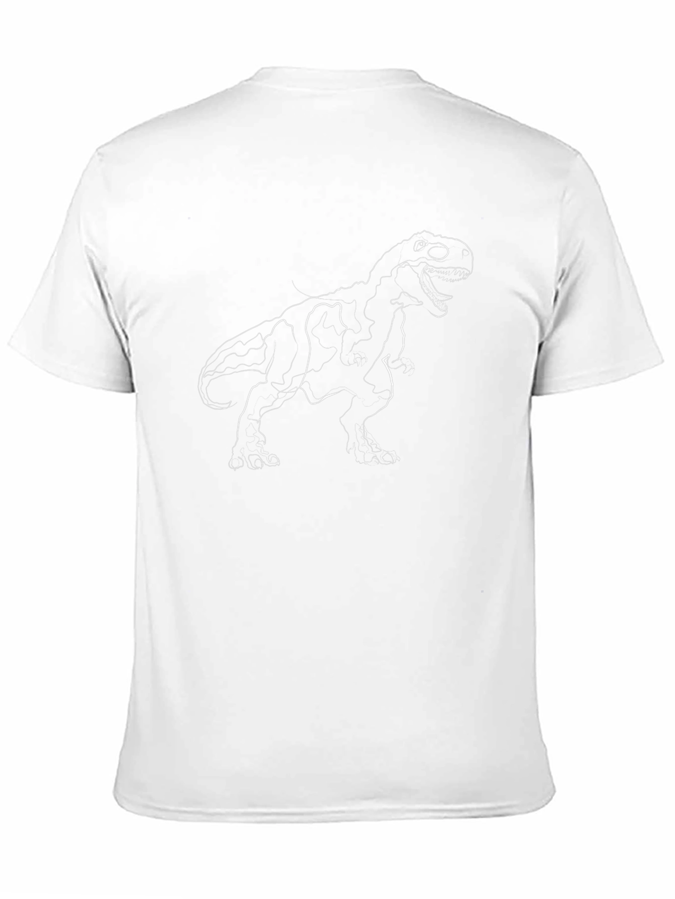 Dino Outline Tee - Black T-Shirt