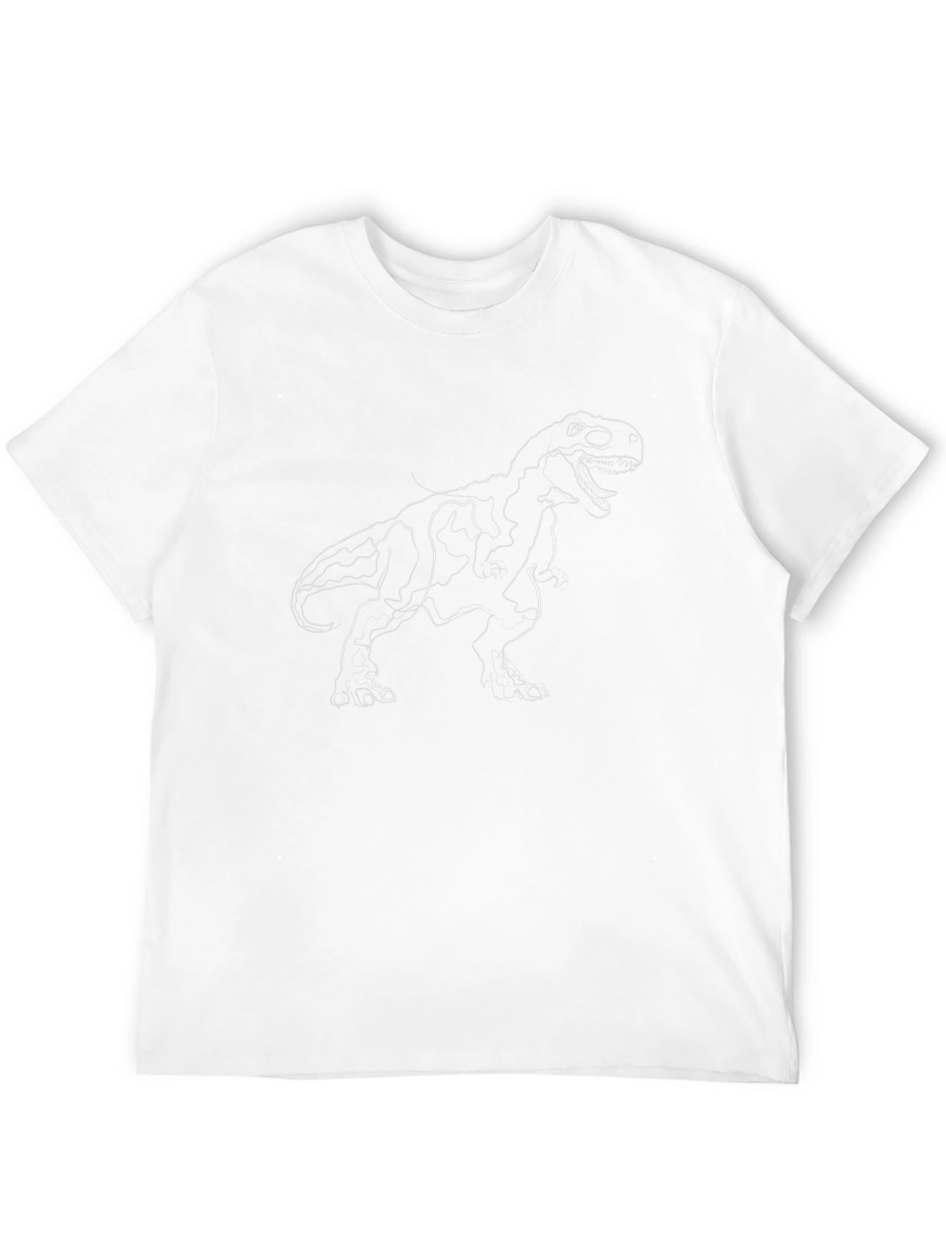 Dino Outline Tee - Black T-Shirt
