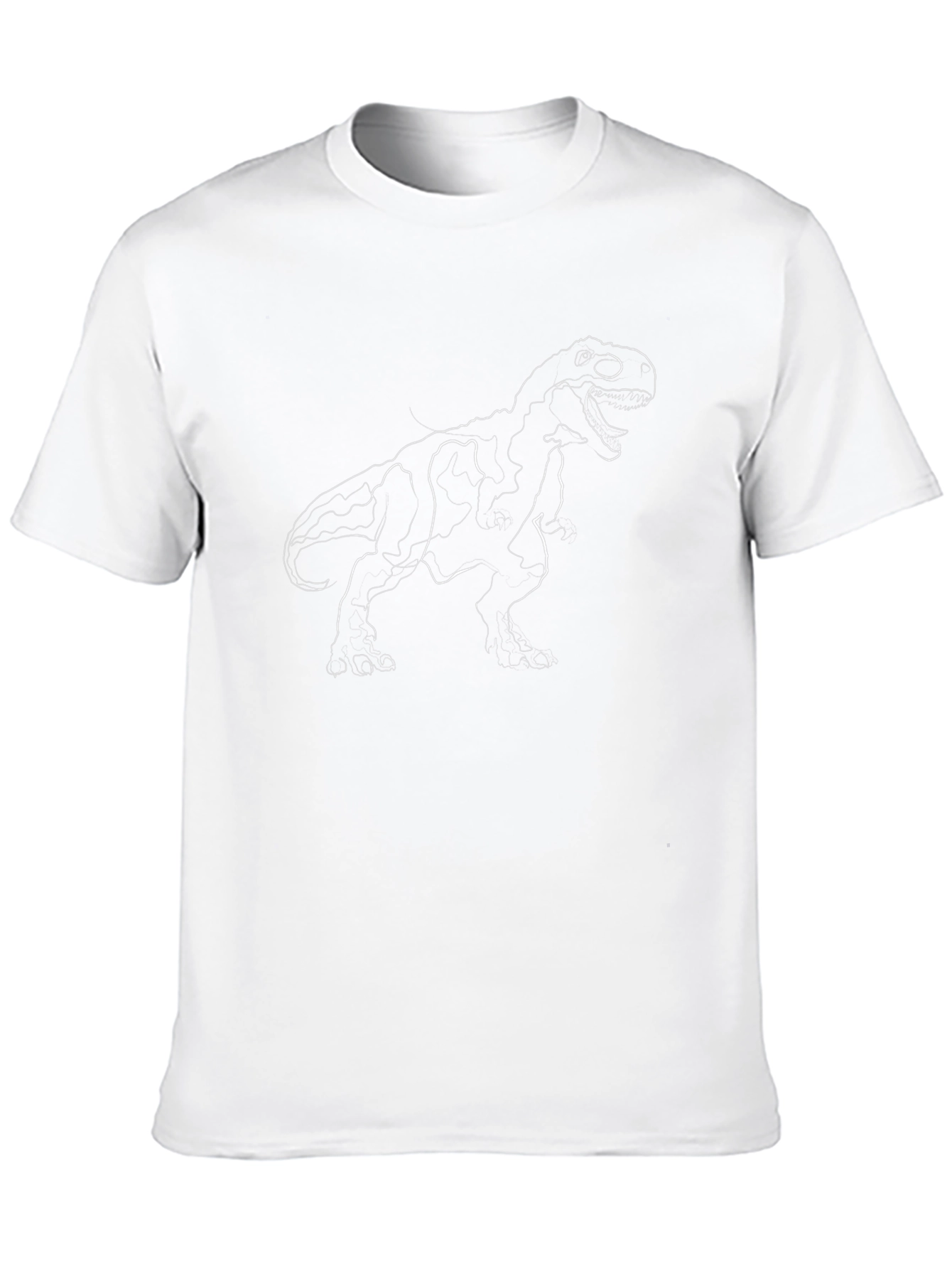 Dino Outline Tee - Black T-Shirt