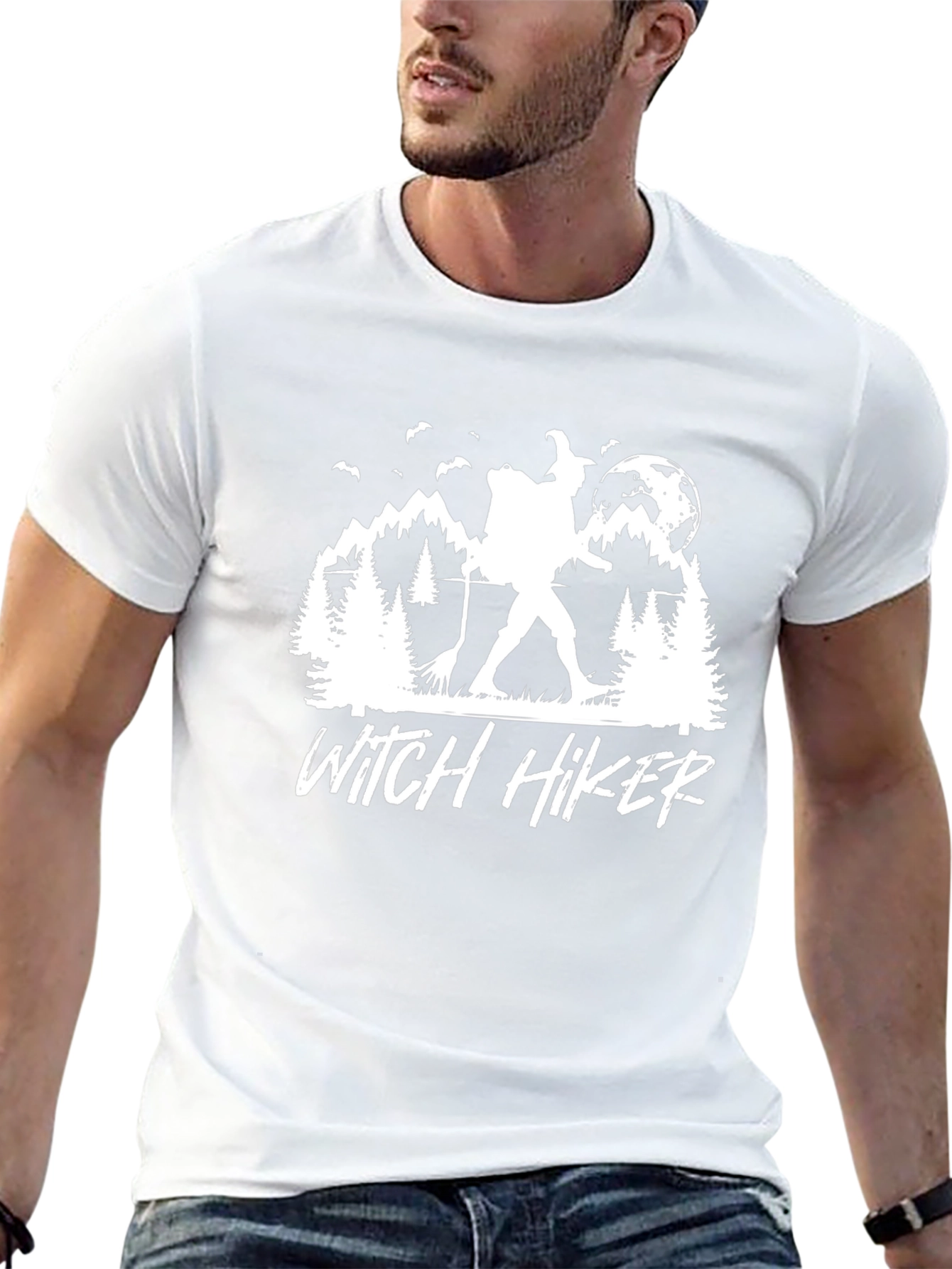 Witch Hiker T-Shirt - Hiking Witch Tee