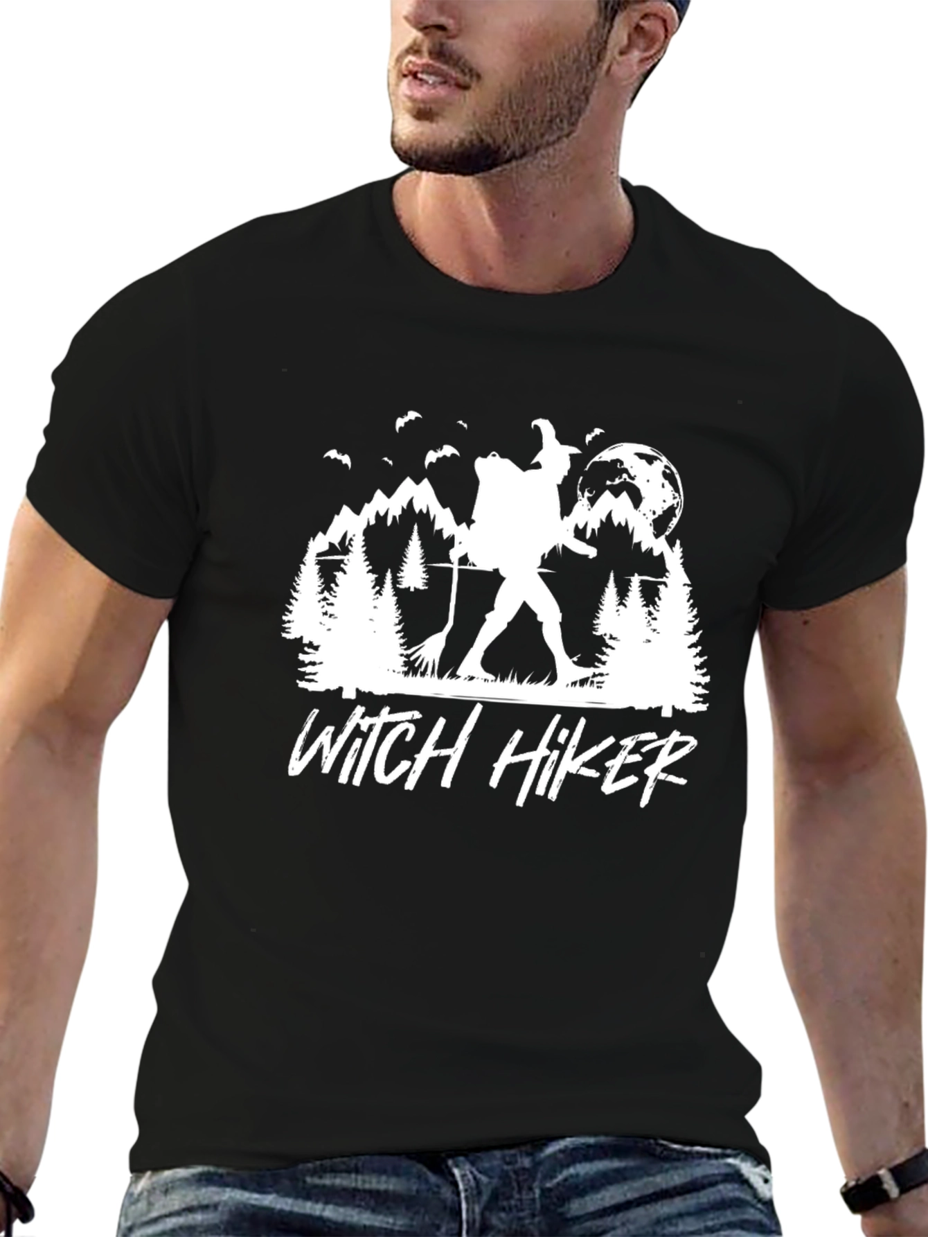 Witch Hiker T-Shirt - Hiking Witch Tee