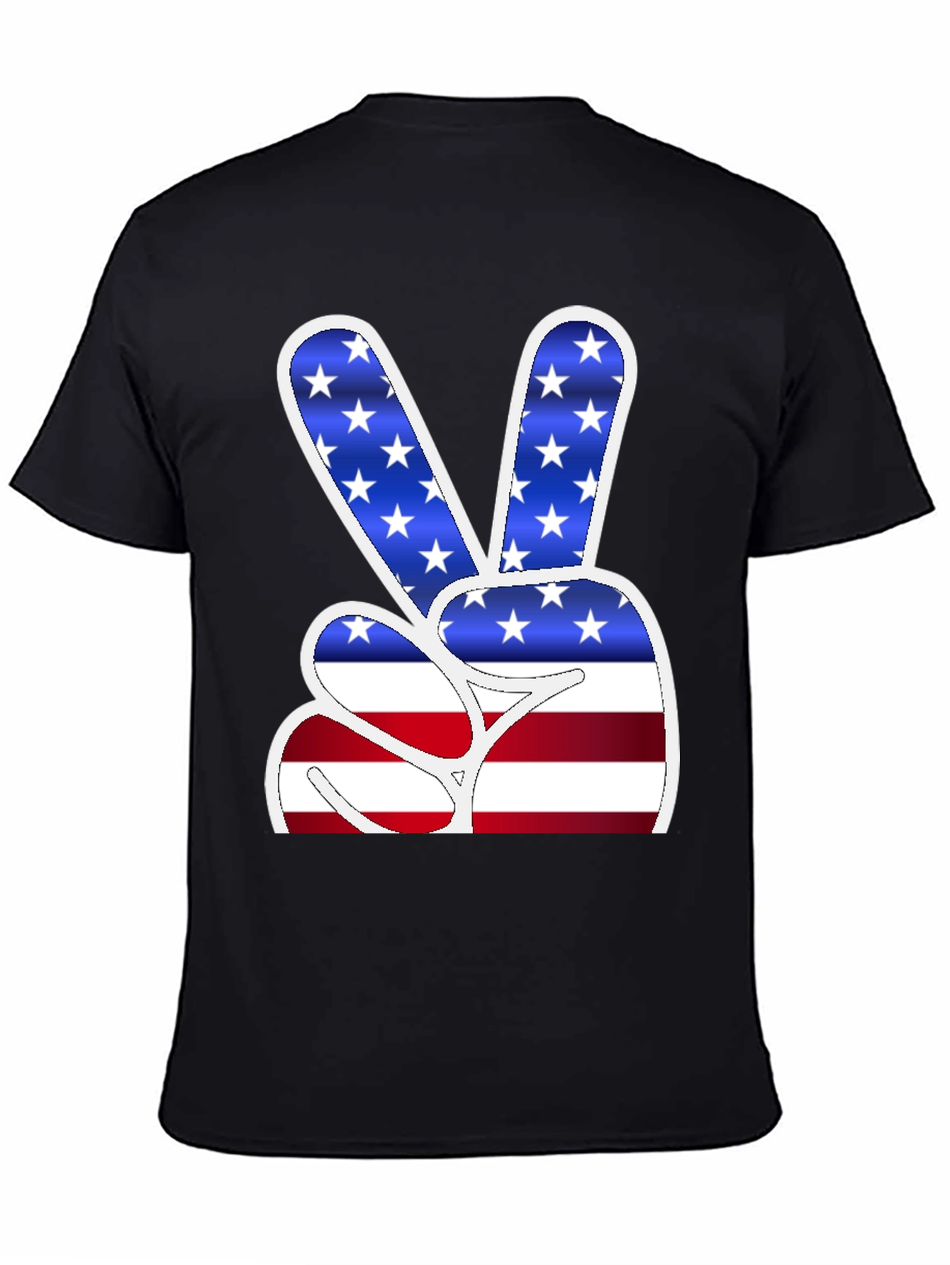 Peace Sign USA Flag T-Shirt