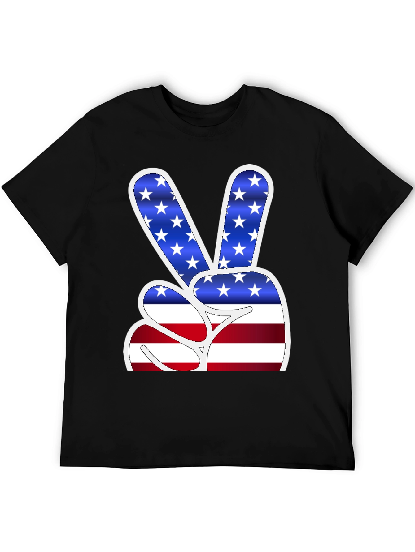 Peace Sign USA Flag T-Shirt