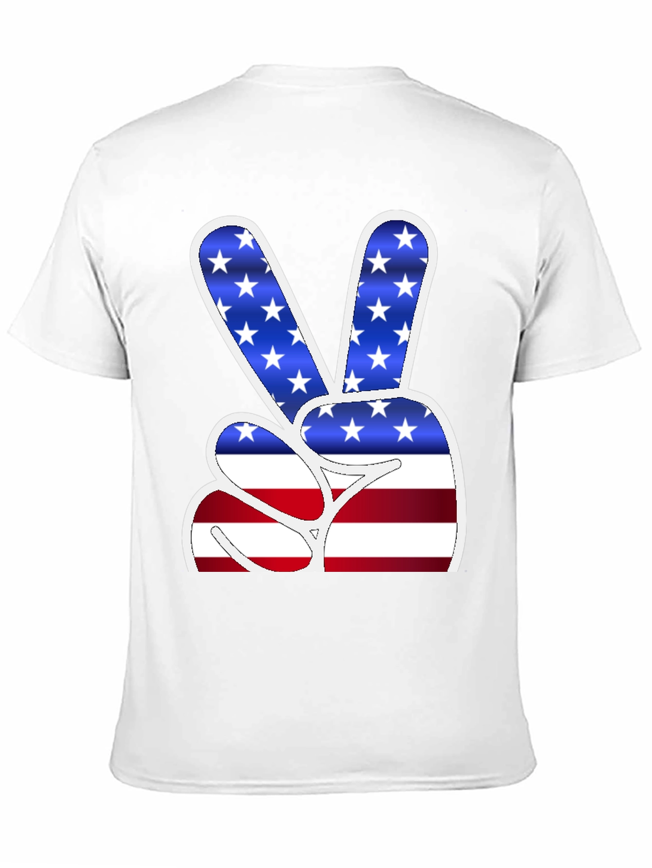 Peace Sign USA Flag T-Shirt