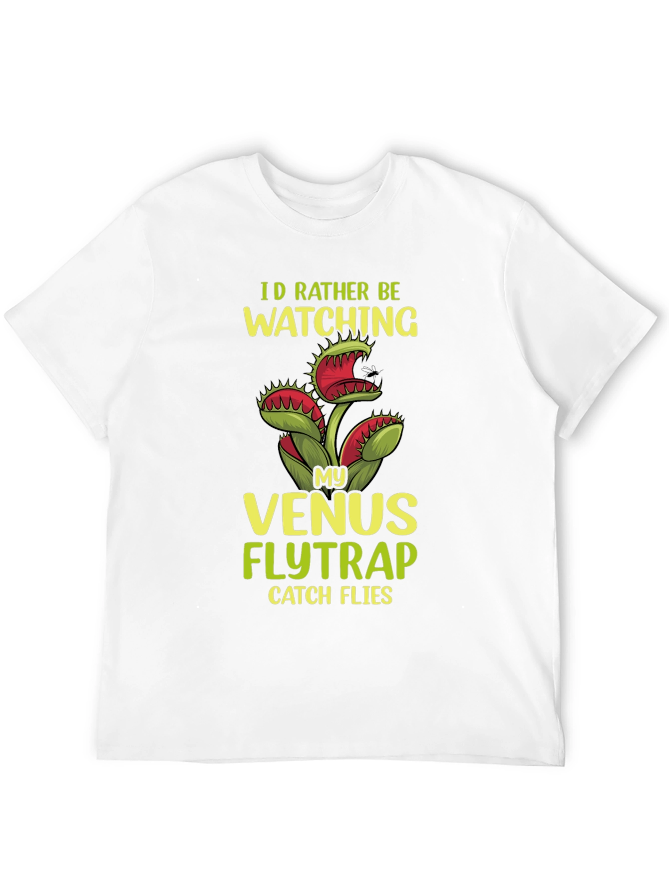 Venus Flytrap Graphic T-Shirt - Funny Plant Lover Tee