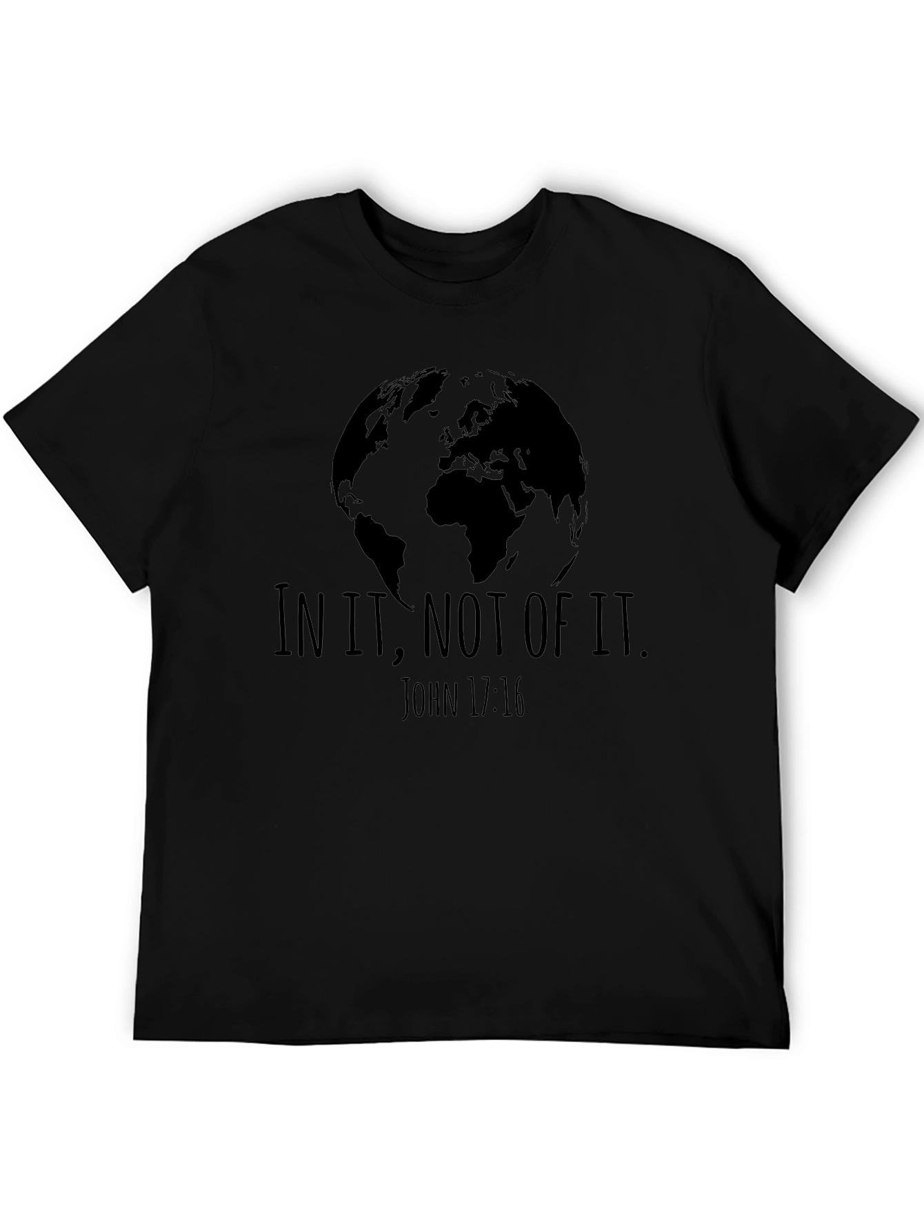 In It Not Of It Globe Graphic T-Shirt