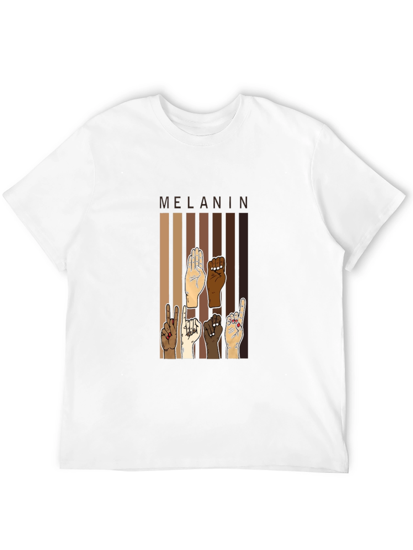 Melanin Pride T-Shirt - Black Power Fist Tee