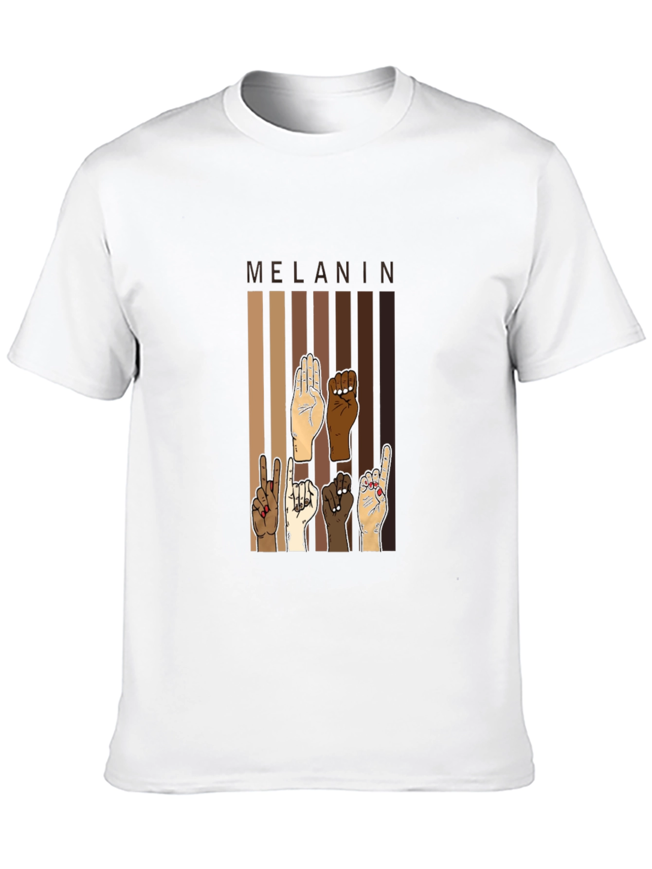 Melanin Pride T-Shirt - Black Power Fist Tee
