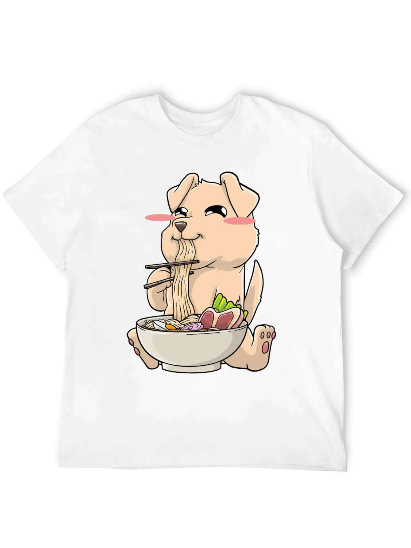 Ramen Dog T-Shirt - Cute Graphic Tee