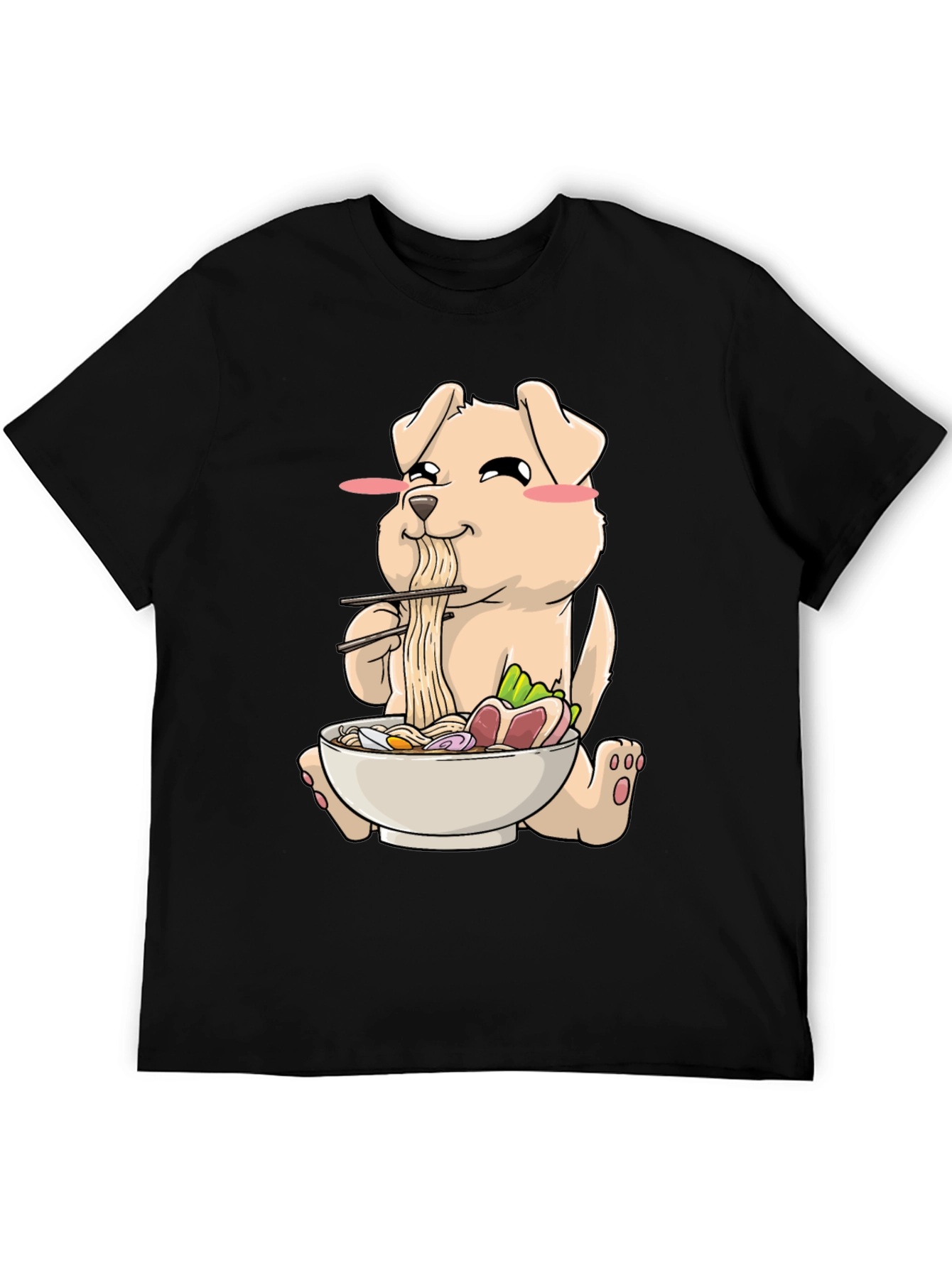 Ramen Dog T-Shirt - Cute Graphic Tee