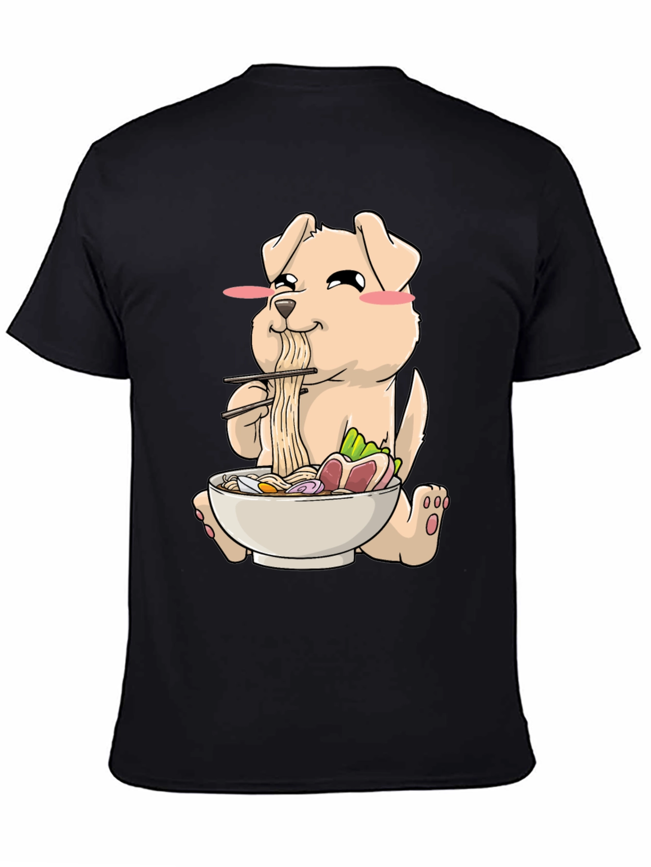 Ramen Dog T-Shirt - Cute Graphic Tee