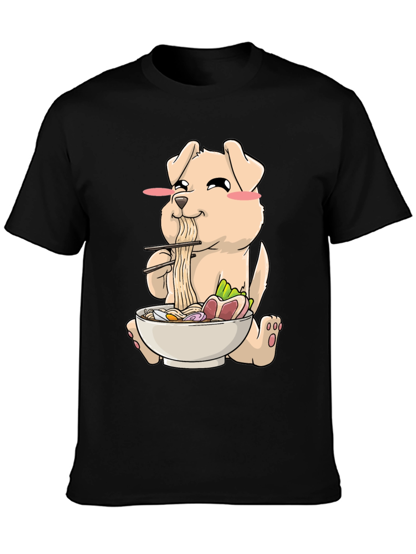 Ramen Dog T-Shirt - Cute Graphic Tee