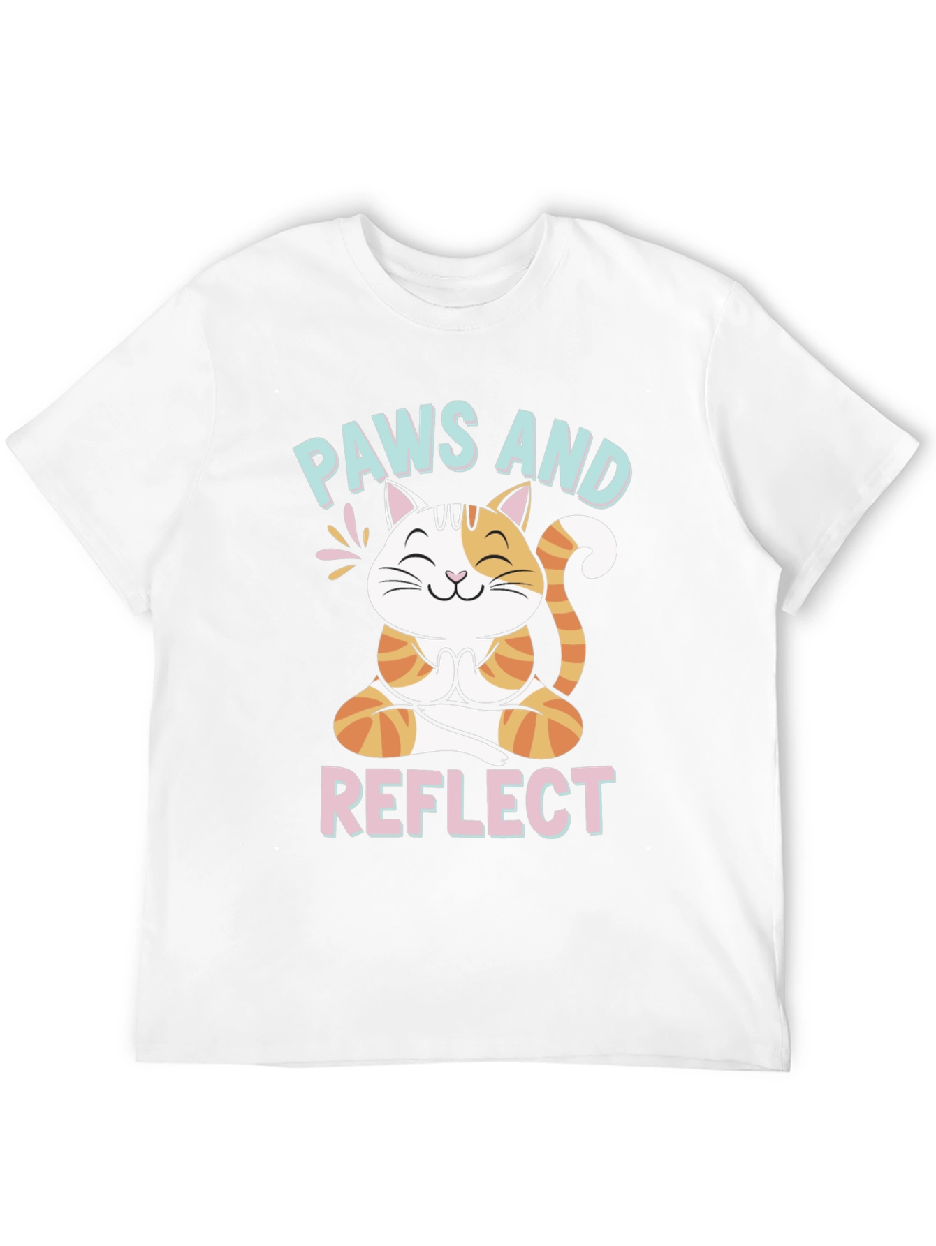 Paws and Reflect Cat T-Shirt