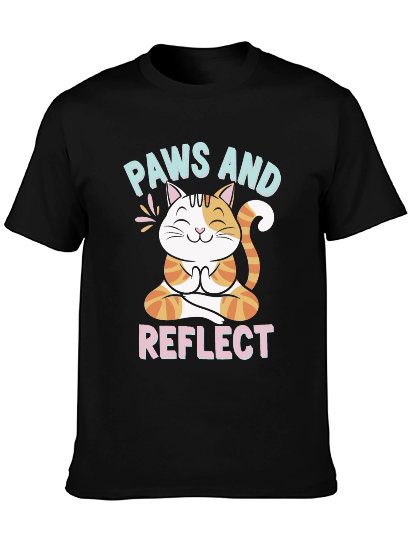 Paws and Reflect Cat T-Shirt