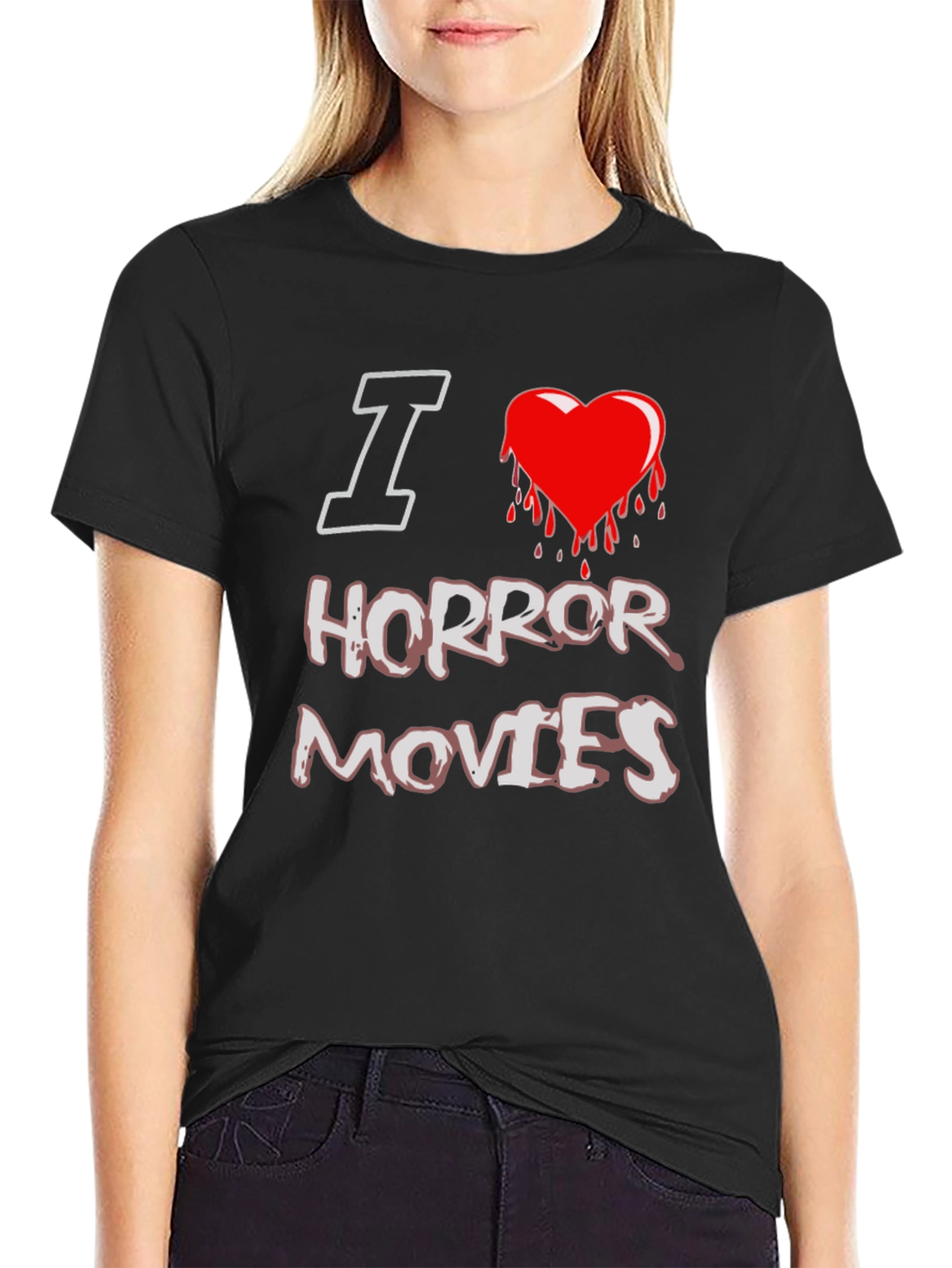 I Love Horror Movies Graphic Tee